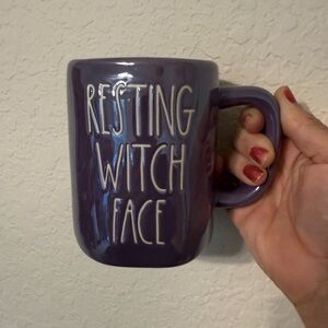 RAE DUNN Resting Witch Face Mug